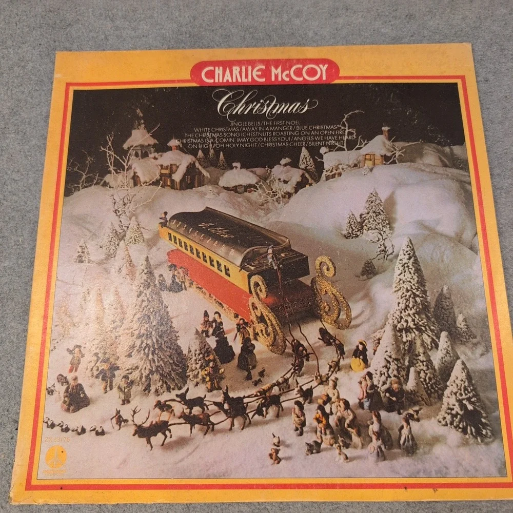 Charlie McCoy Christmas Vinyl LP Monument Records ZX 33176 Harmonica Holiday - Picture 1 of 2